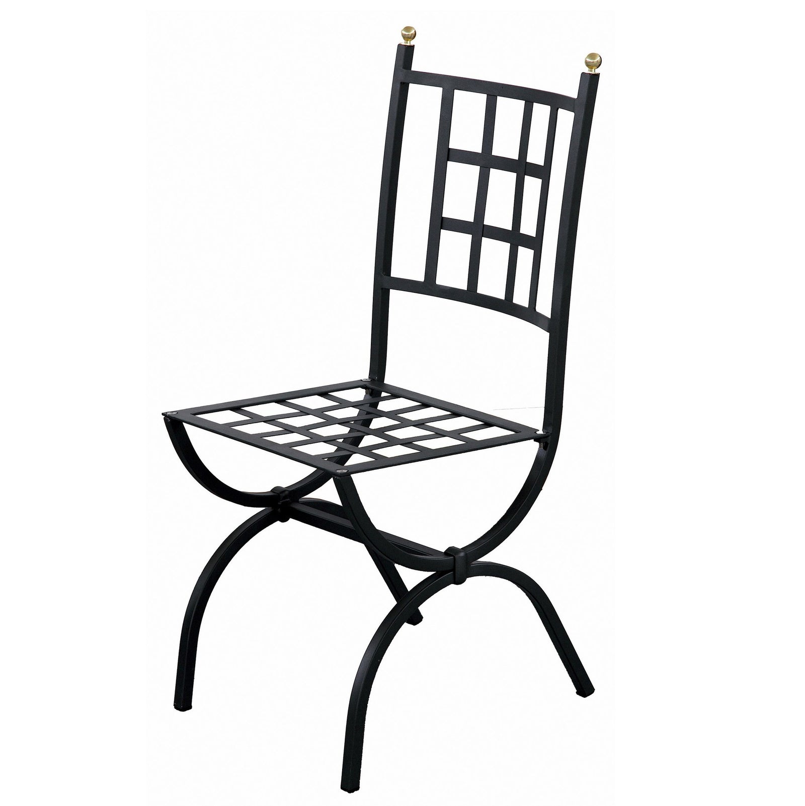 WROUGHT IRON CHAIR: Aurora Design in Deruta, Italy. - artisticaitalian.com