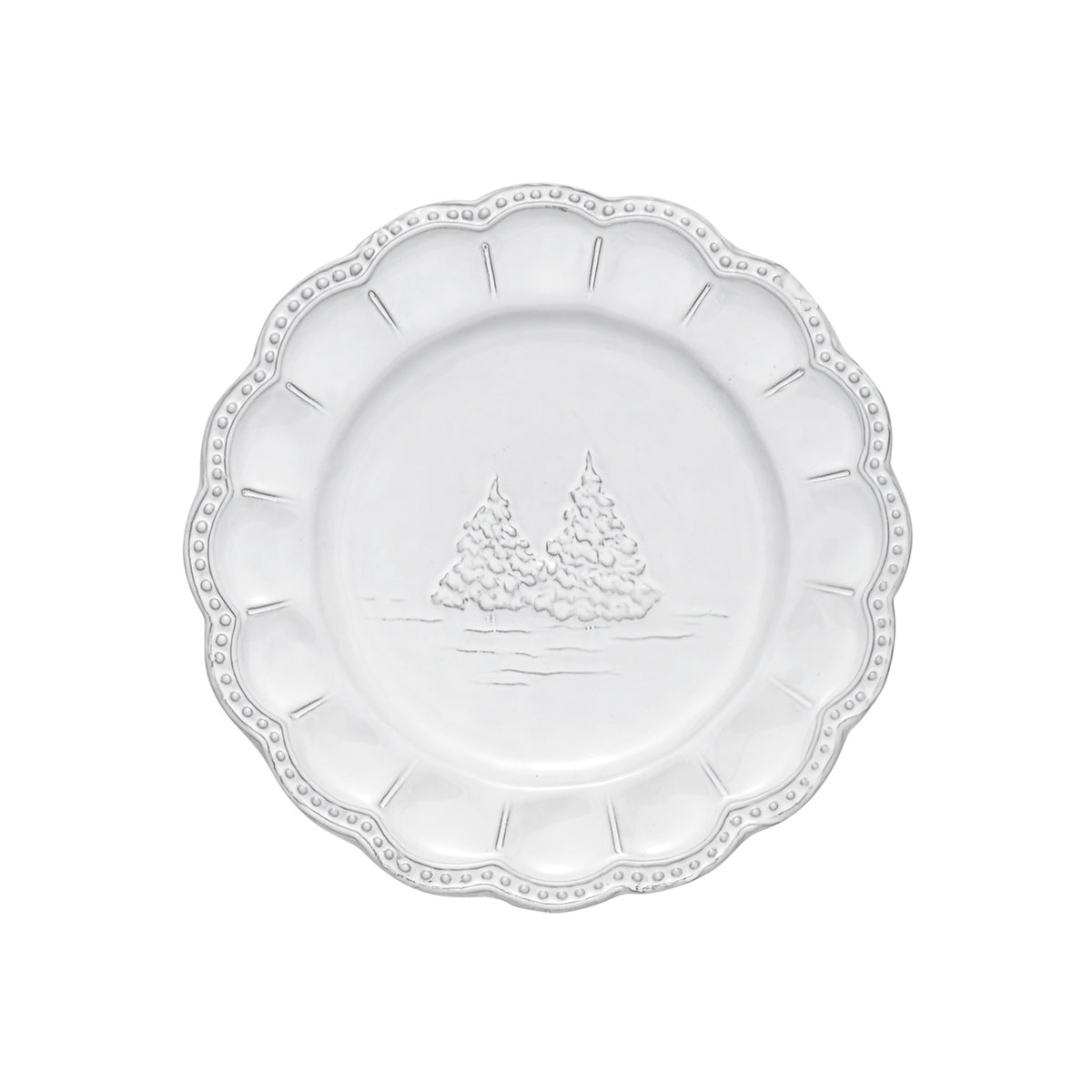 ARTE ITALICA: Bella Natale Salad Plate - artisticaitalian.com