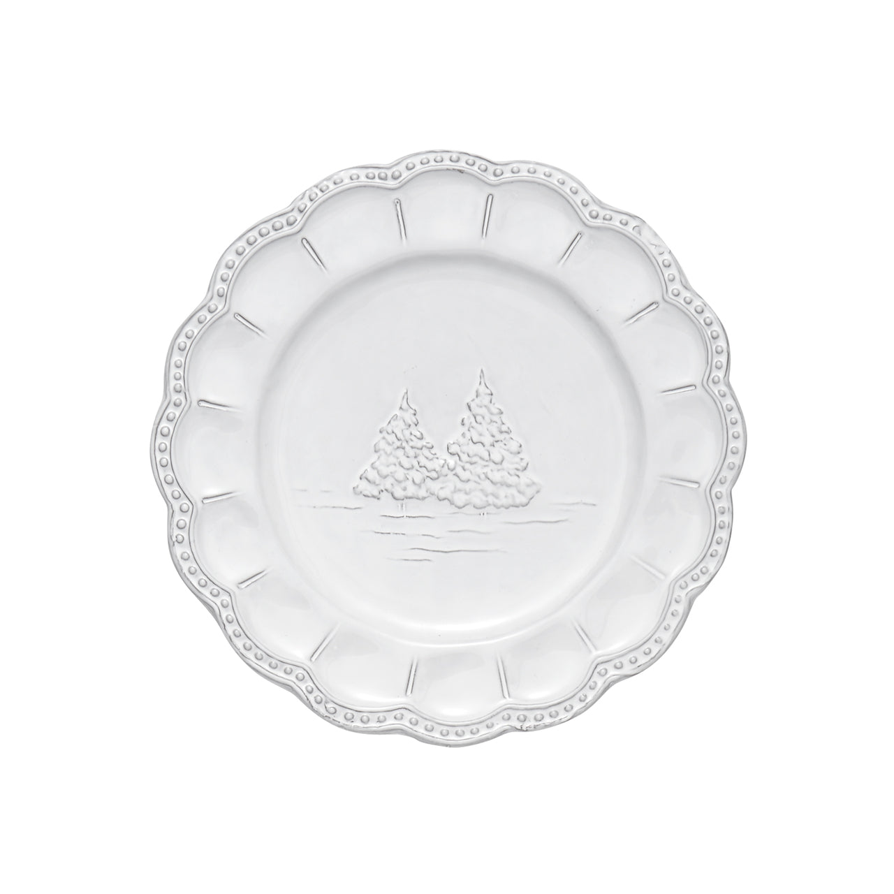 ARTE ITALICA: Bella Natale Salad Plate - artisticaitalian.com