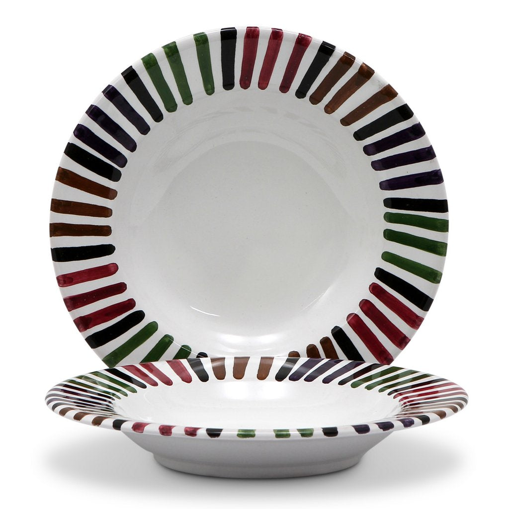 BELLO: Rim Pasta Soup plate - artisticaitalian.com