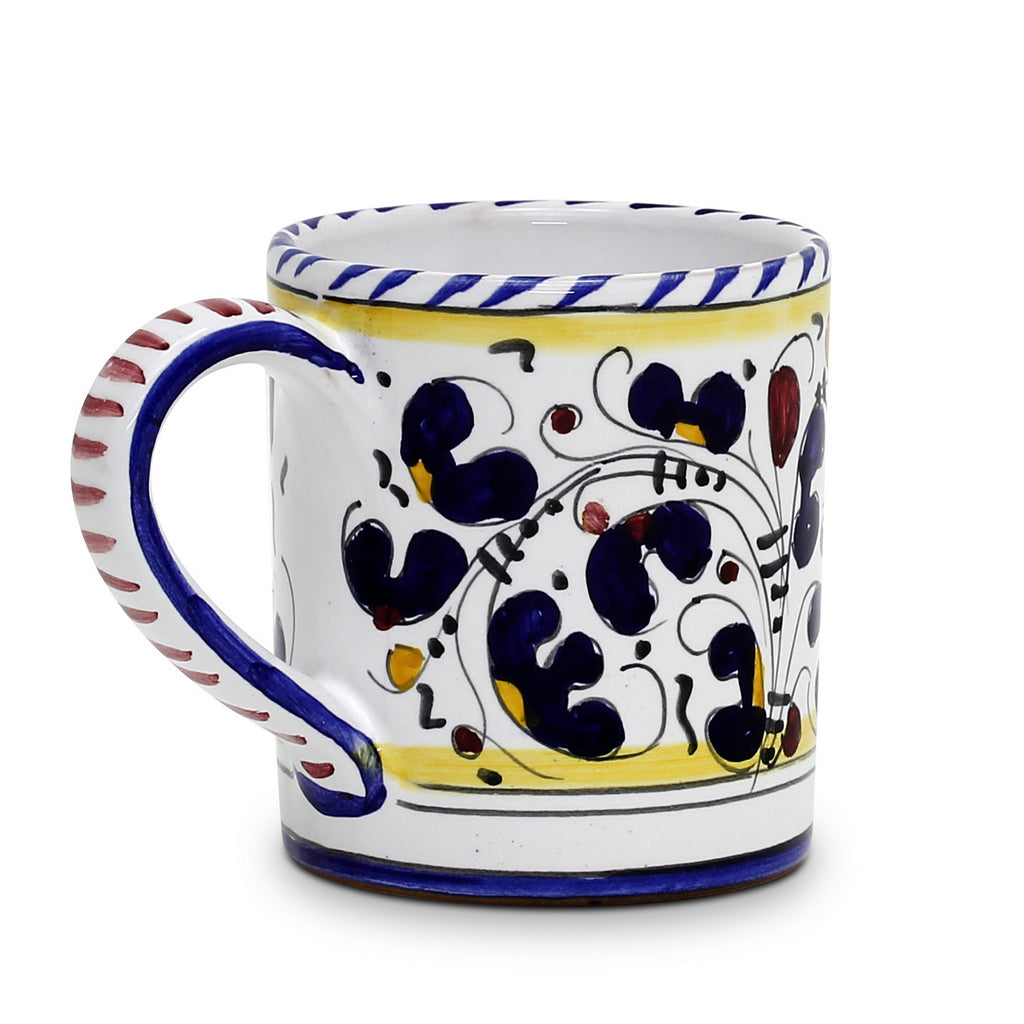 ORVIETO BLUE ROOSTER: Mug (10 Oz) - artisticaitalian.com