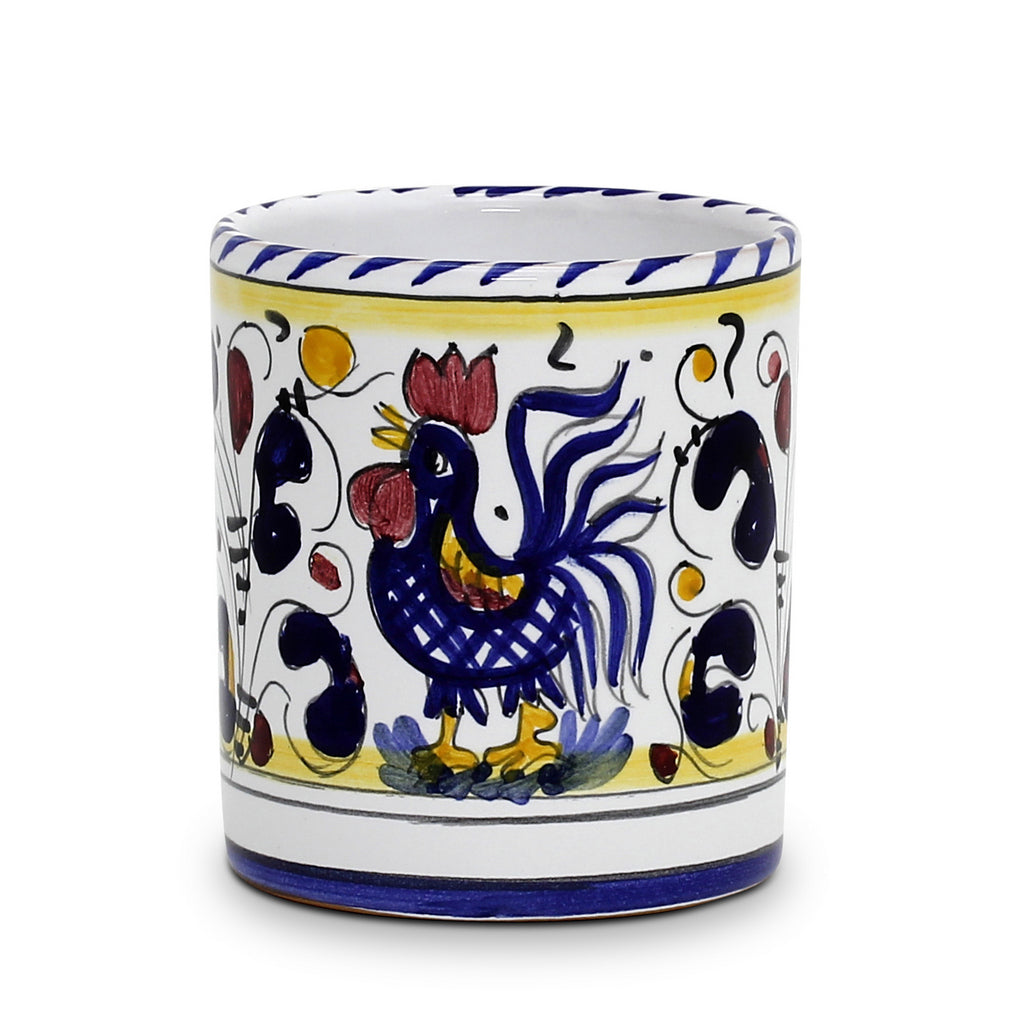 ORVIETO BLUE ROOSTER: Mug (10 Oz) - artisticaitalian.com