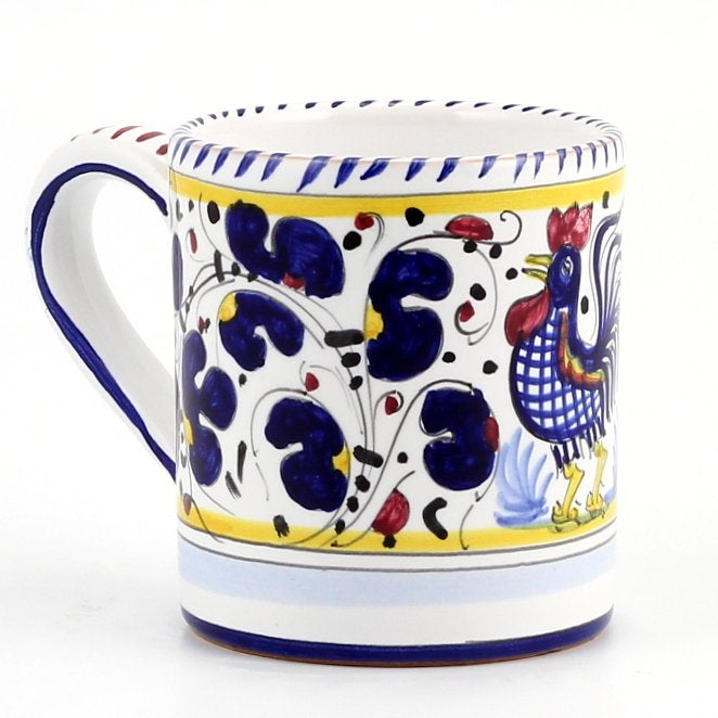 ORVIETO BLUE ROOSTER: 4 Pieces Place Setting - artisticaitalian.com