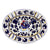 ORVIETO BLUE ROOSTER: Serving Turkey/Ham Oval Platter