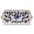 ORVIETO BLUE ROOSTER: Rectangular Tray - artisticaitalian.com