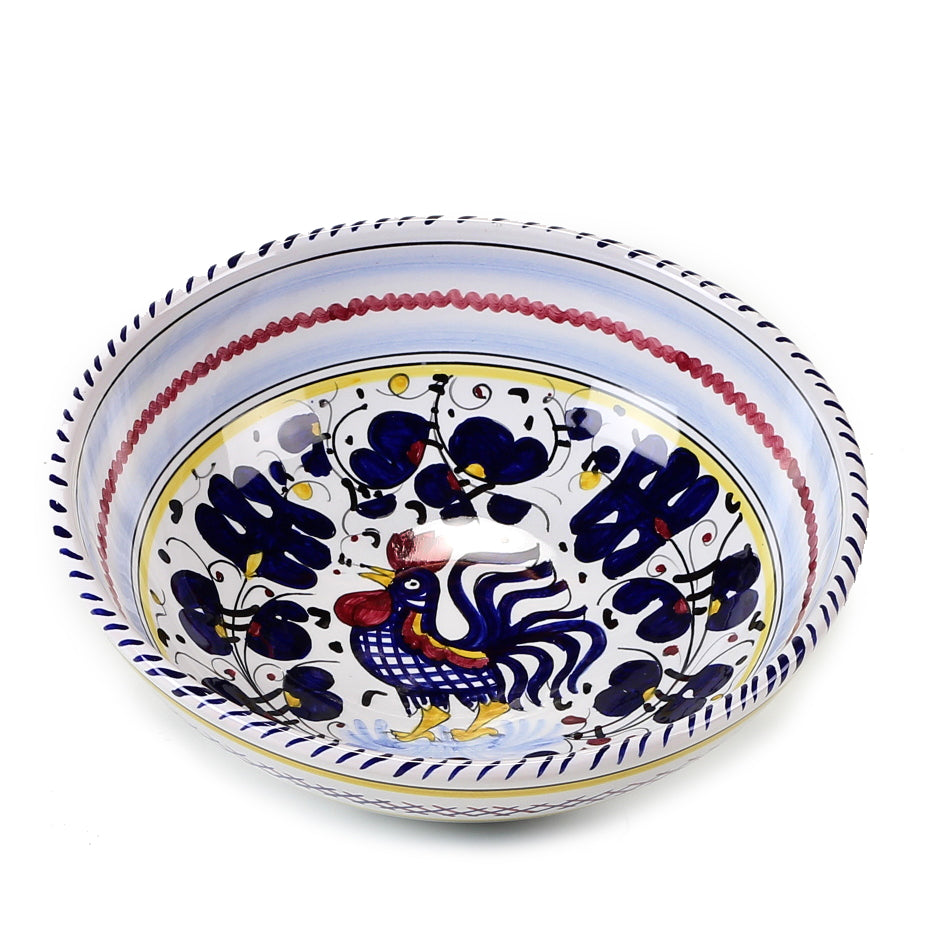 ORVIETO BLUE ROOSTER: Soup Pasta Coupe Bowl - artisticaitalian.com