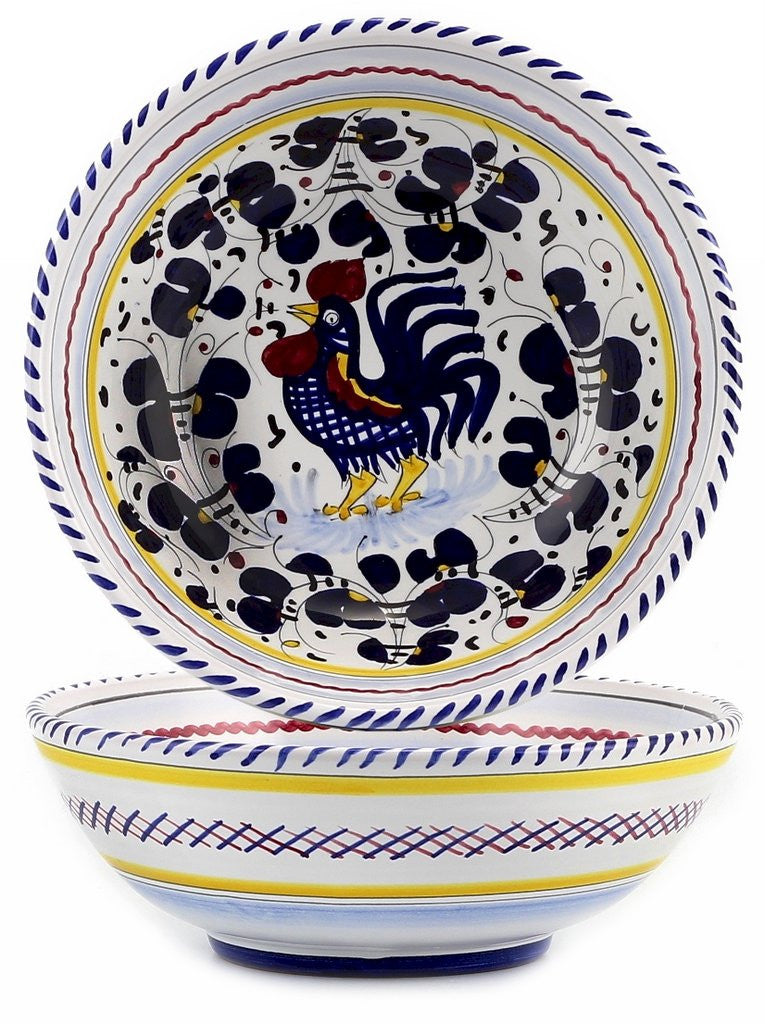 ORVIETO BLUE ROOSTER: Soup Pasta Coupe Bowl - artisticaitalian.com