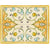 BACKSPLASH/MURAL: Modular Hand Painted ~ Gubbio Floral Vario Design (4 Tiles) - artisticaitalian.com