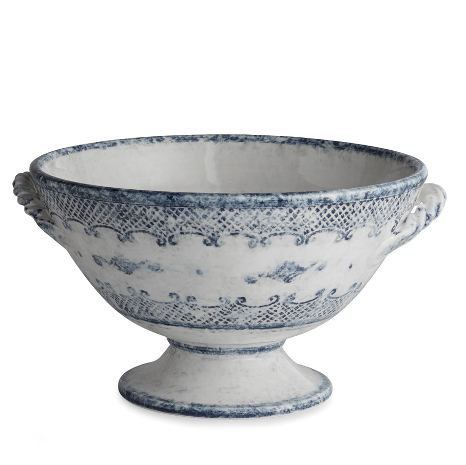 ARTE ITALICA: Burano Footed Bowl with Handles - artisticaitalian.com