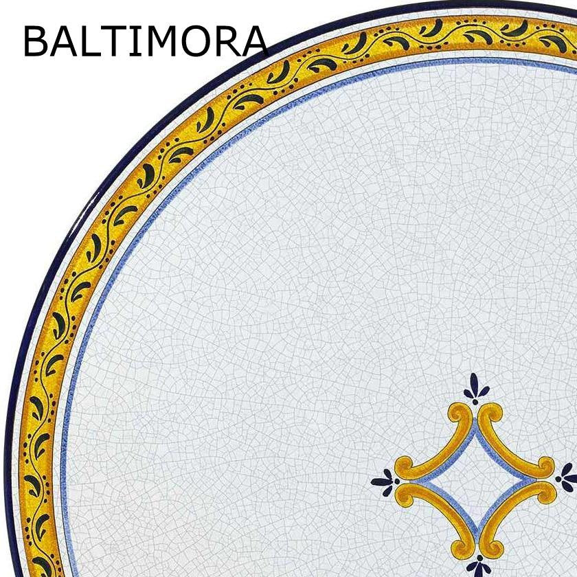 LAZY SUSAN: Ceramic-Stone Rotating Lazy Susan 24" Diam. - artisticaitalian.com