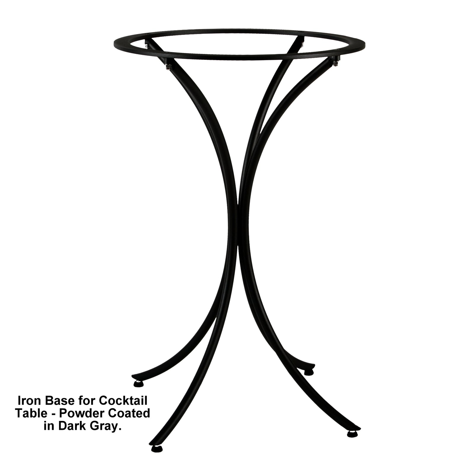 COCKTAIL HIGH TABLE ROUND: Ceramic-Stone top on iron base (28" Diam. x 41" High.) in Deruta, Italy. - artisticaitalian.com