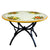 CERAMIC STONE TABLE + IRON BASE: TROPEA Design - Hand Painted in Deruta, Italy. - artisticaitalian.com