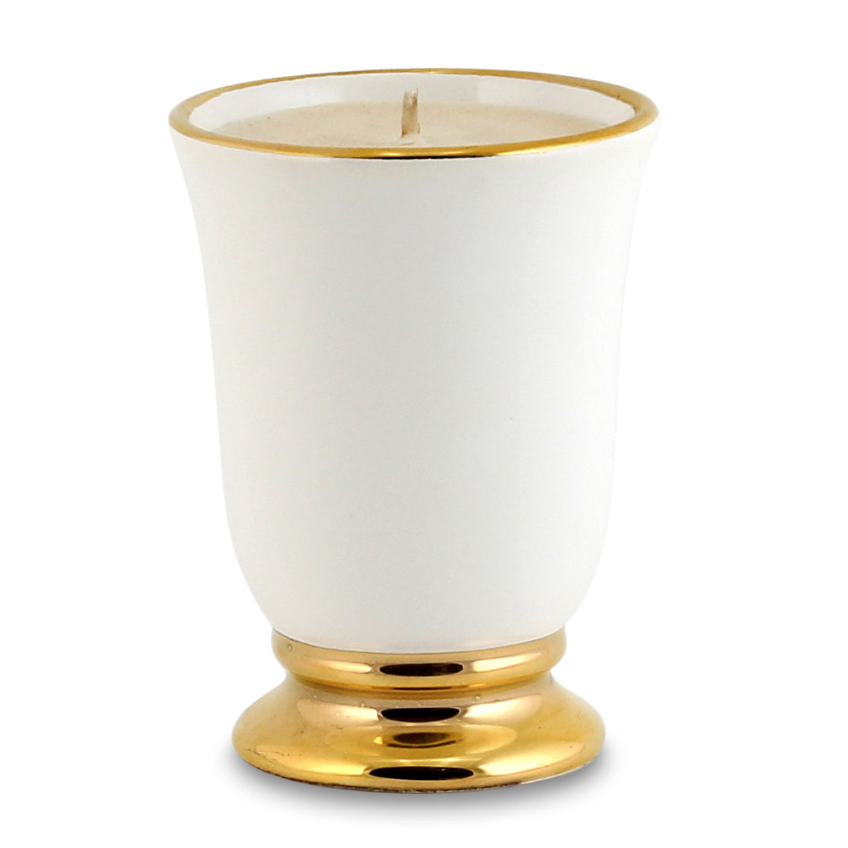 HOLIDAYS DERUTA ORO: Deluxe Precious Bell Cup Candle with Pure Gold Rim - artisticaitalian.com