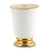 HOLIDAYS DERUTA ORO: Deluxe Precious Bell Cup Candle with Pure Gold Rim - artisticaitalian.com