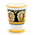 DERUTA CANDLES: Bell Cup Candle ~ Deruta Vario #4 Design - artisticaitalian.com