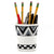 DERUTA CANDLES: Contempo Cup Candle ~ Deruta Chevron #1 Design - artisticaitalian.com