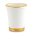 DERUTA ORO: Deluxe Precious Flared Candle with Pure Gold Rim - artisticaitalian.com