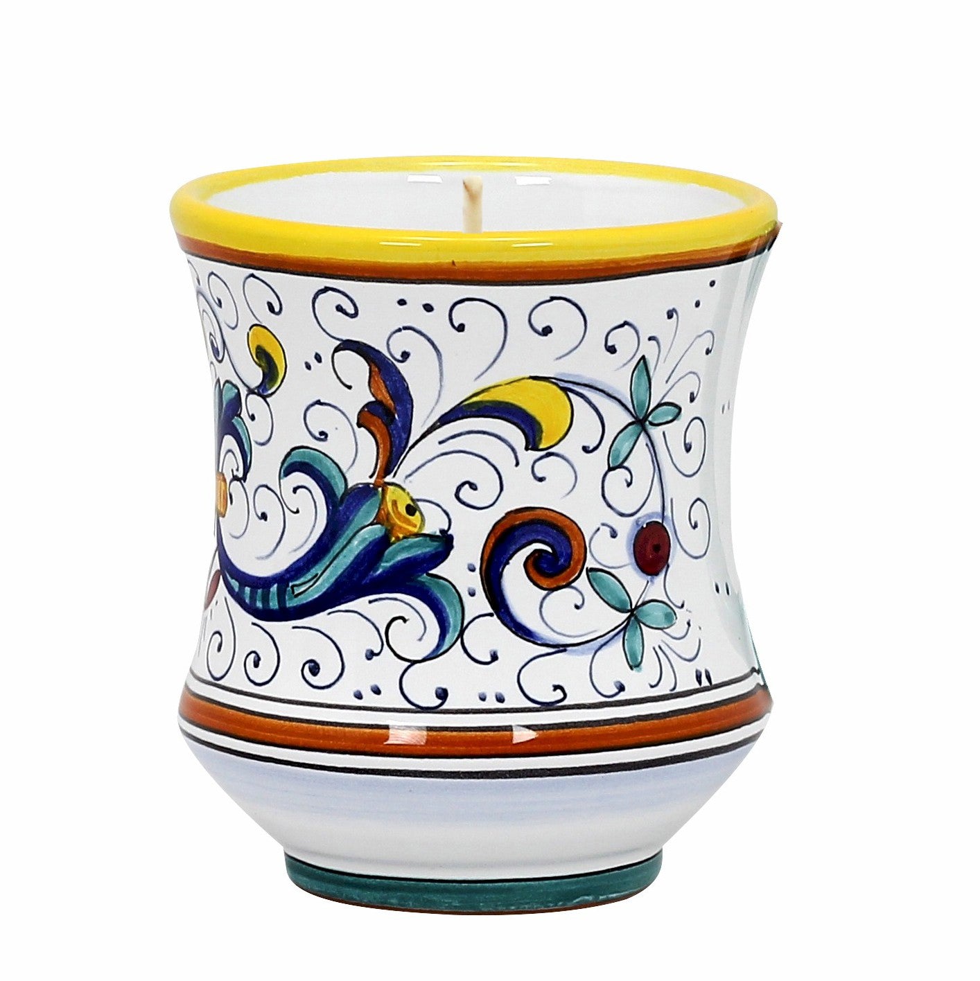 DERUTA CANDLES: Deluxe Precious Concave Candle RICCO DERUTA DELUXE Design - artisticaitalian.com