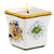 DERUTA CANDLES: Square Flared Candle Raffaellesco Design - artisticaitalian.com