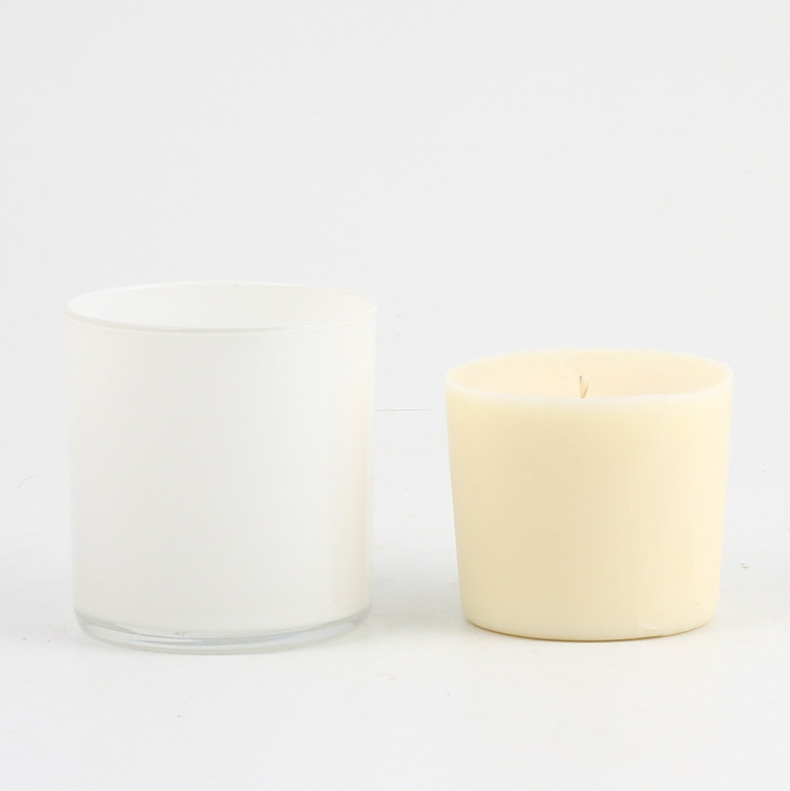 Refill for Deruta Candle #CN12 White Glass - artisticaitalian.com