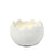 PURITY SPA CANDLE: Sphera Candle fluted rim pure White (Small) - artisticaitalian.com