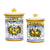 LIMONCINI: Tuscan Canister Set 'ZUCCHERO' & 'CAFFE' - Lemon design (Set of two as shown) - artisticaitalian.com