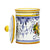 LIMONCINI: Tuscan Canister 'CAFFE' (Coffee) lemon design - artisticaitalian.com