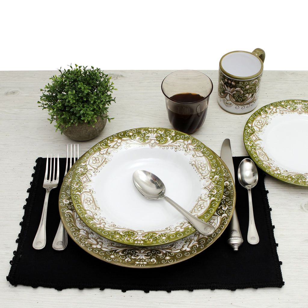 DERUTA COLORI: Salad Plate - SAGE - artisticaitalian.com