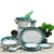 DERUTA COLORI: Dinner Plate - AQUA/TEAL - artisticaitalian.com