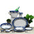 DERUTA COLORI: Salad Plate - BLUE GENZIANA - artisticaitalian.com