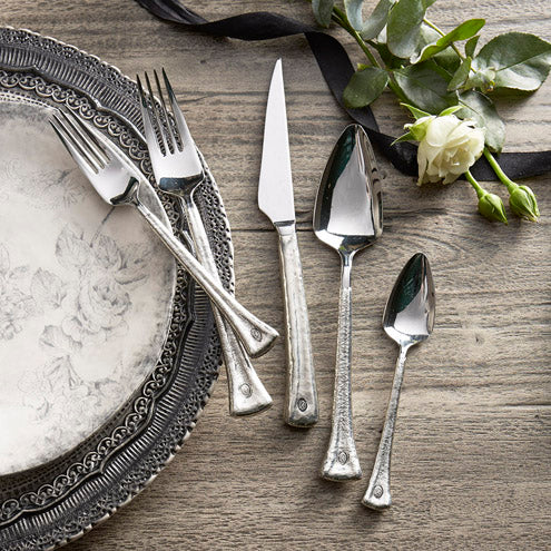 ARTE ITALICA: ELENA Flatware Five Piece Place Setting - artisticaitalian.com