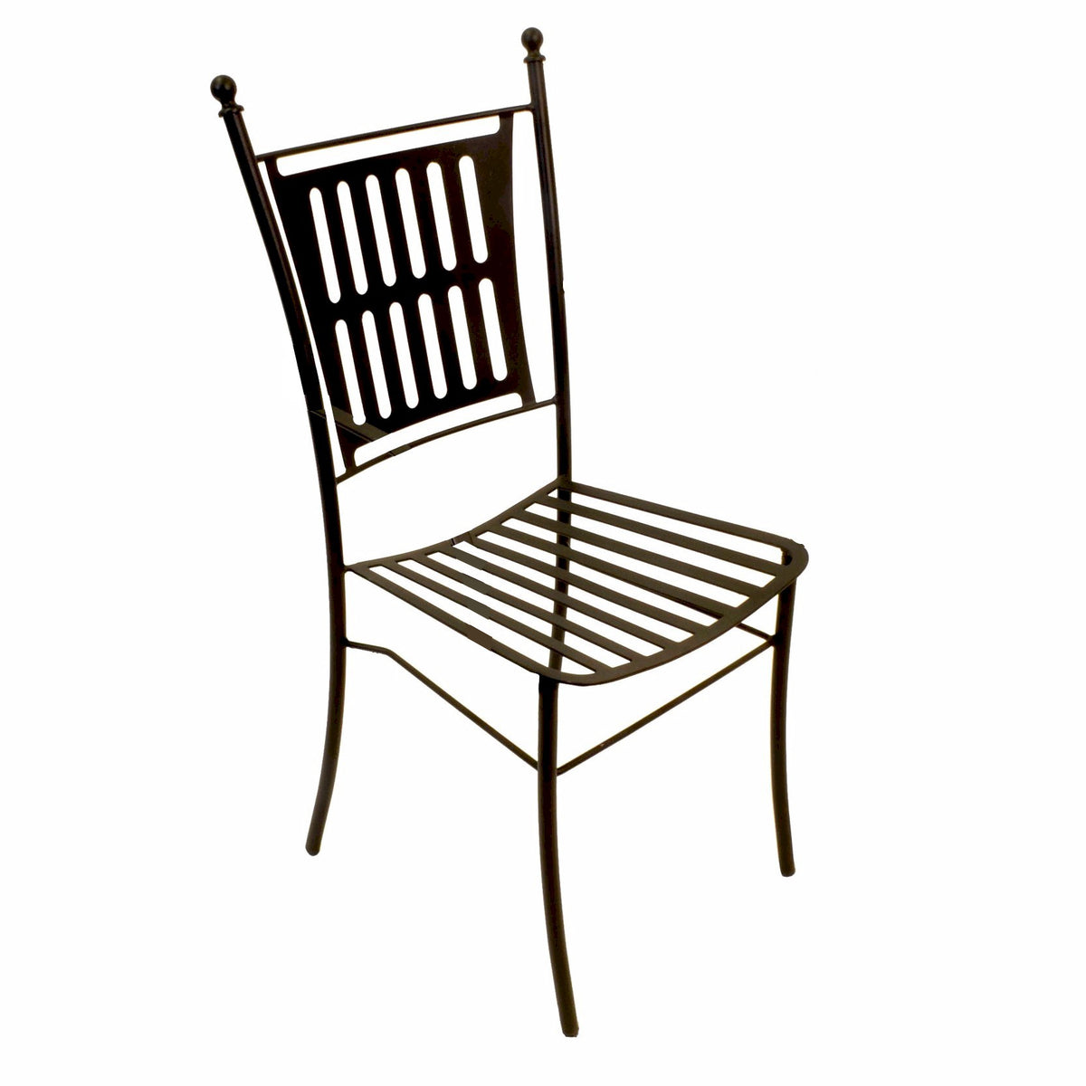 WROUGHT IRON CHAIR: Eva Design in Deruta, Italy. - artisticaitalian.com