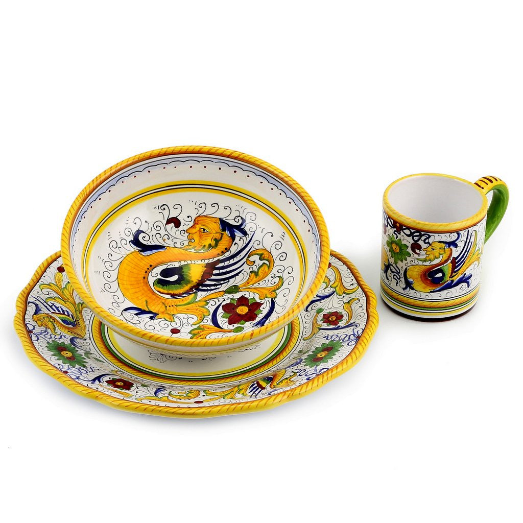 RAFFAELLESCO DELUXE: Pre Pack Dinner + Coupe Bowl + Mug - artisticaitalian.com