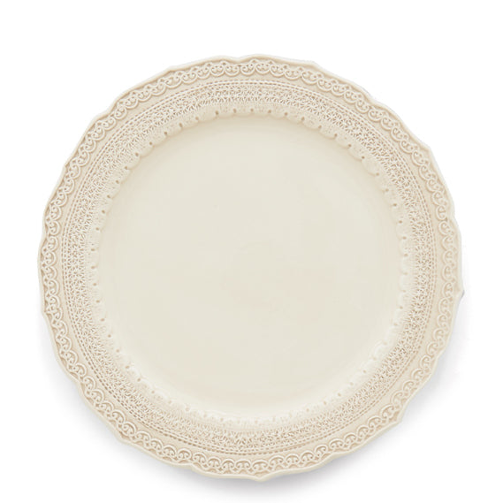 ARTE ITALICA: Finezza Cream Dinner Plate - artisticaitalian.com