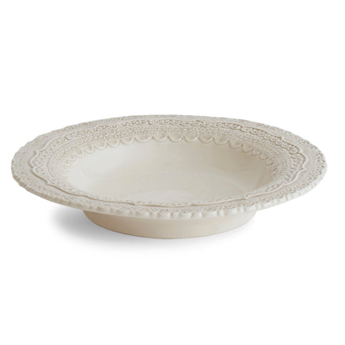 ARTE ITALICA: Finezza Cream Pasta/Soup Bowl - artisticaitalian.com