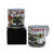 GIFT BOX: With two Deruta Mugs - FAENZA CARNATION Design - artisticaitalian.com