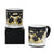 GIFT BOX: With two Deruta Mugs - DERUTA COLORI Black Gold Design - artisticaitalian.com