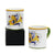 GIFT BOX: With two Deruta Mugs - RAFFAELLESCO Lite Design - artisticaitalian.com