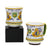 GIFT BOX: With two Deruta Mugs - RAFFAELLESCO DELUXE Concave Design - artisticaitalian.com