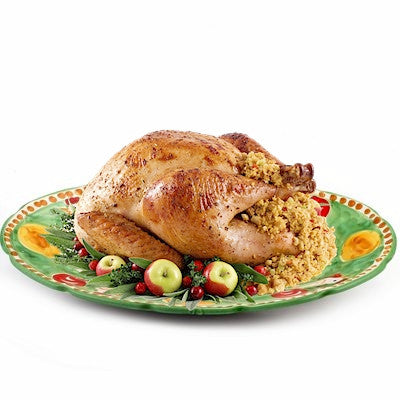 VIETRI: Campagna Gallina Oval Turkey Platter - artisticaitalian.com