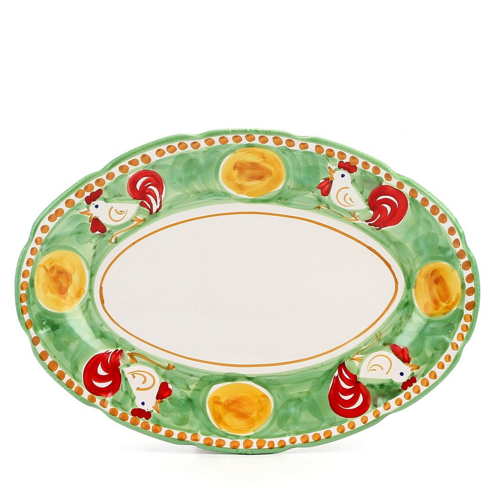 VIETRI: CAMPAGNA Gallina Oval Platter - artisticaitalian.com