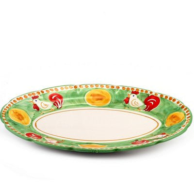 VIETRI: Campagna Gallina Oval Turkey Platter - artisticaitalian.com