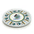 ORVIETO GREEN ROOSTER: Deruta Pizza Plate - Cake or Cheese Platter. - artisticaitalian.com