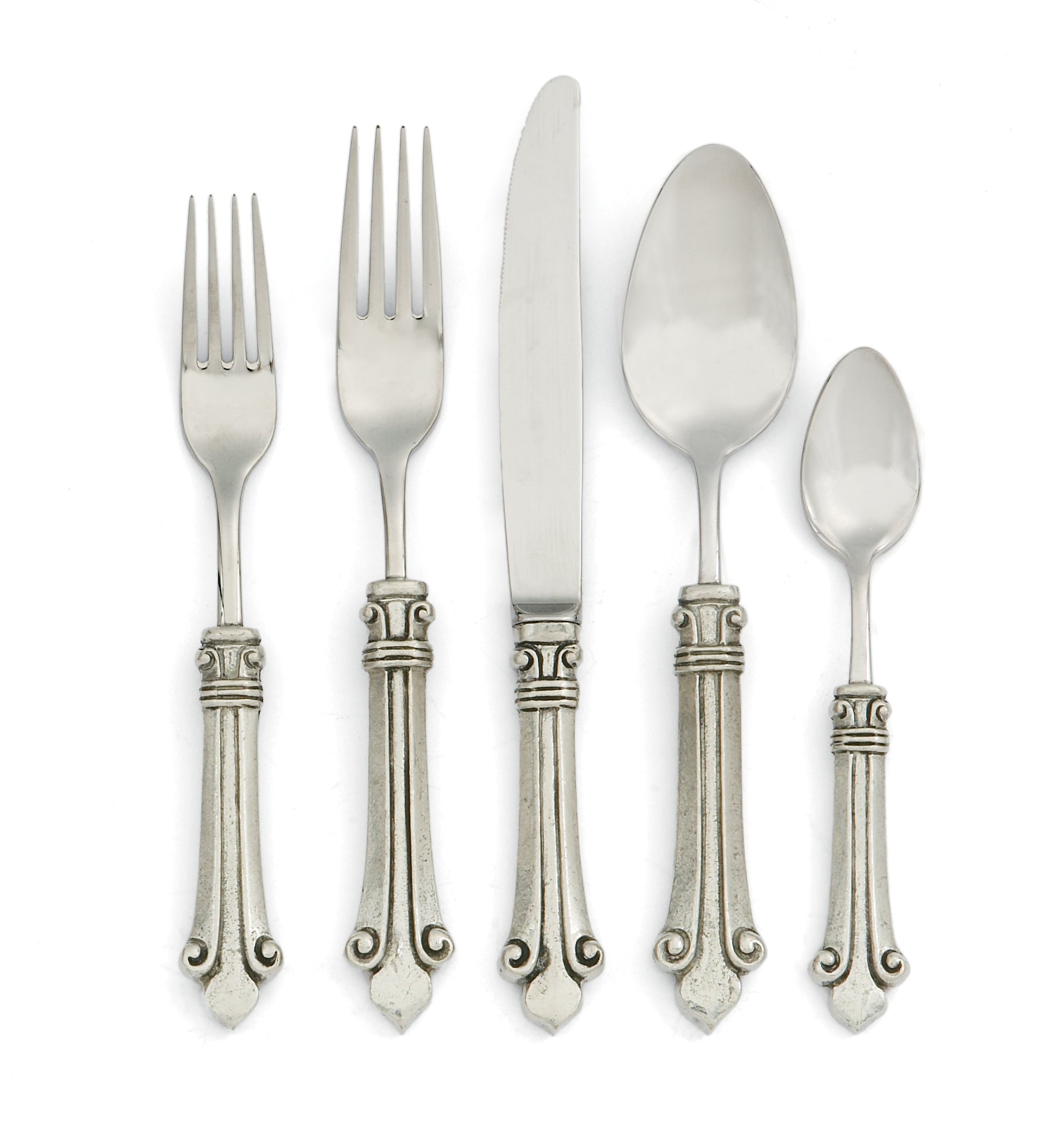 ARTE ITALICA: GIGLIO Flatware Five Piece Place Setting - artisticaitalian.com