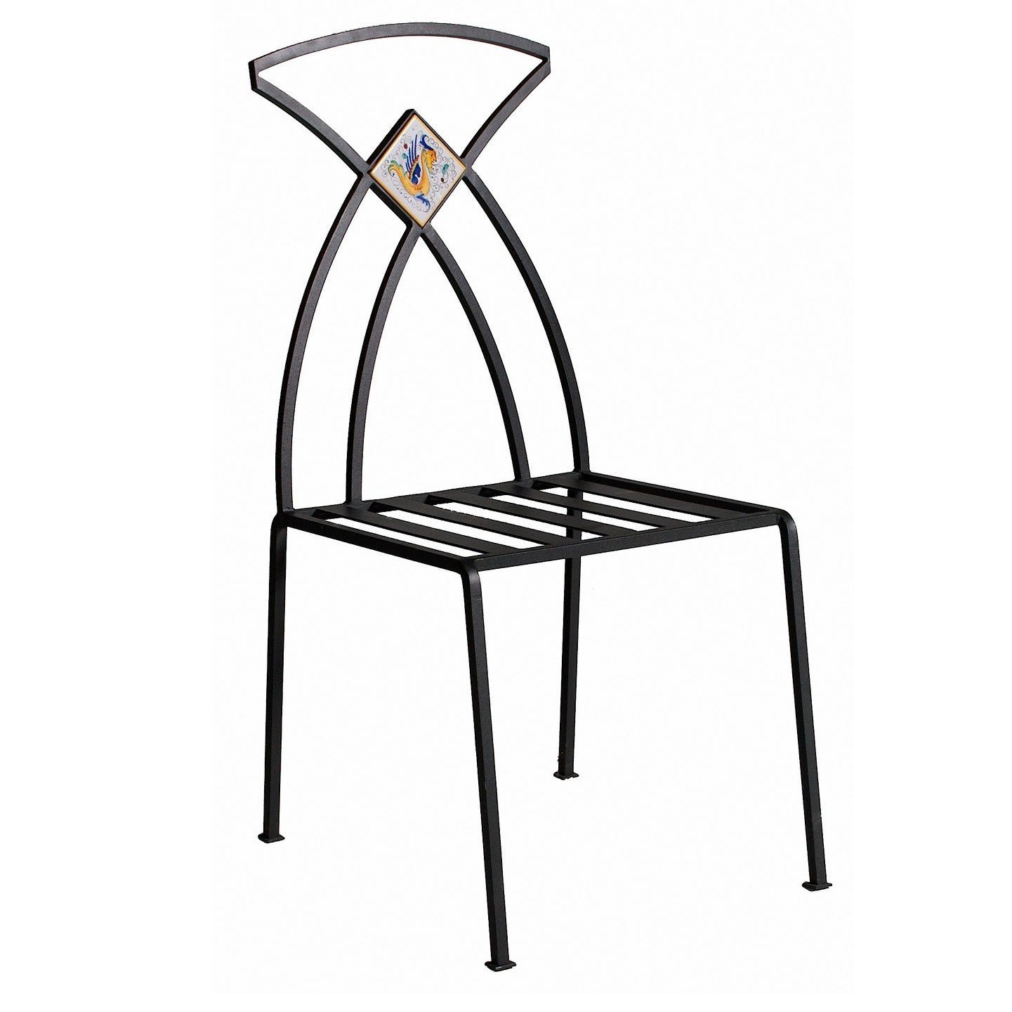 WROUGHT IRON CHAIR: Giunone Design - artisticaitalian.com