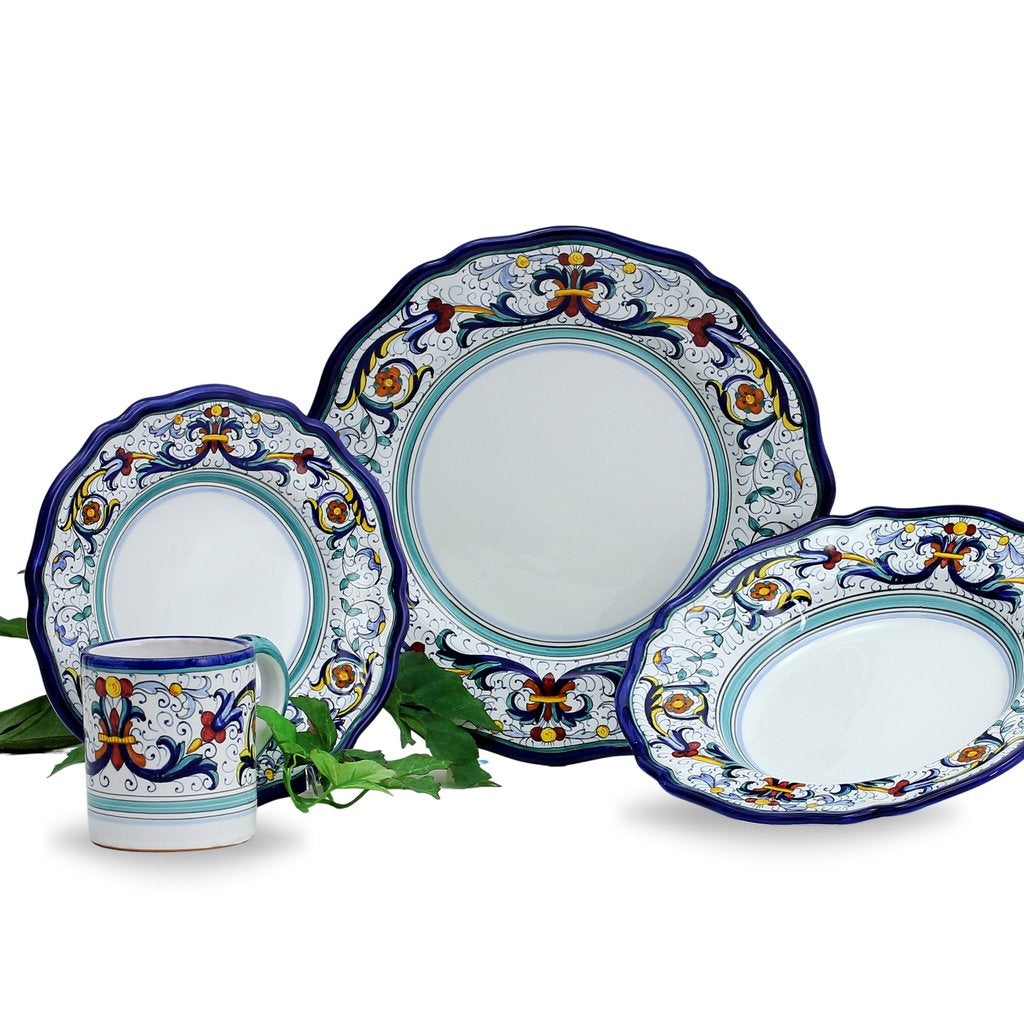 VECCHIA DERUTA: 4 Pcs Place Setting Bundle - artisticaitalian.com