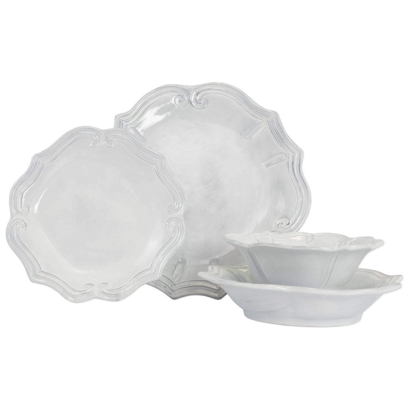 VIETRI: Incanto Baroque Four-Piece Place Setting - artisticaitalian.com