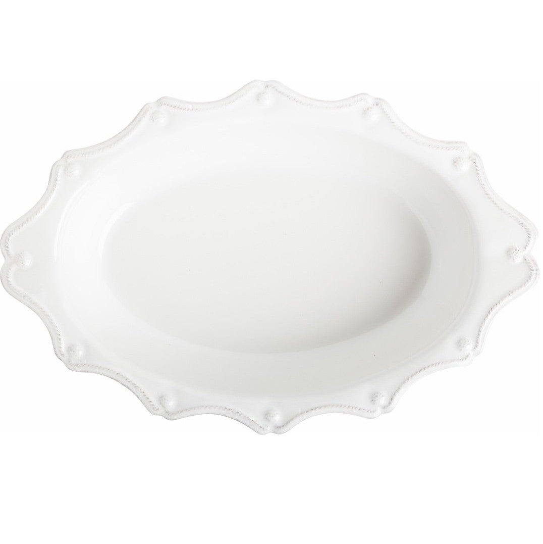 JULISKA: Berry & Thread Whitewash 13" Oval Baker - artisticaitalian.com