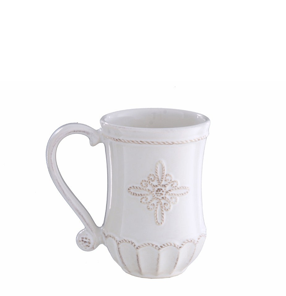 JULISKA: Jardins du Monde Whitewash Mug - artisticaitalian.com