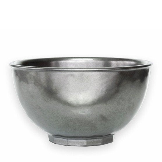 JULISKA: Pewter Stoneware Cereal/Ice Cream Bowl - artisticaitalian.com